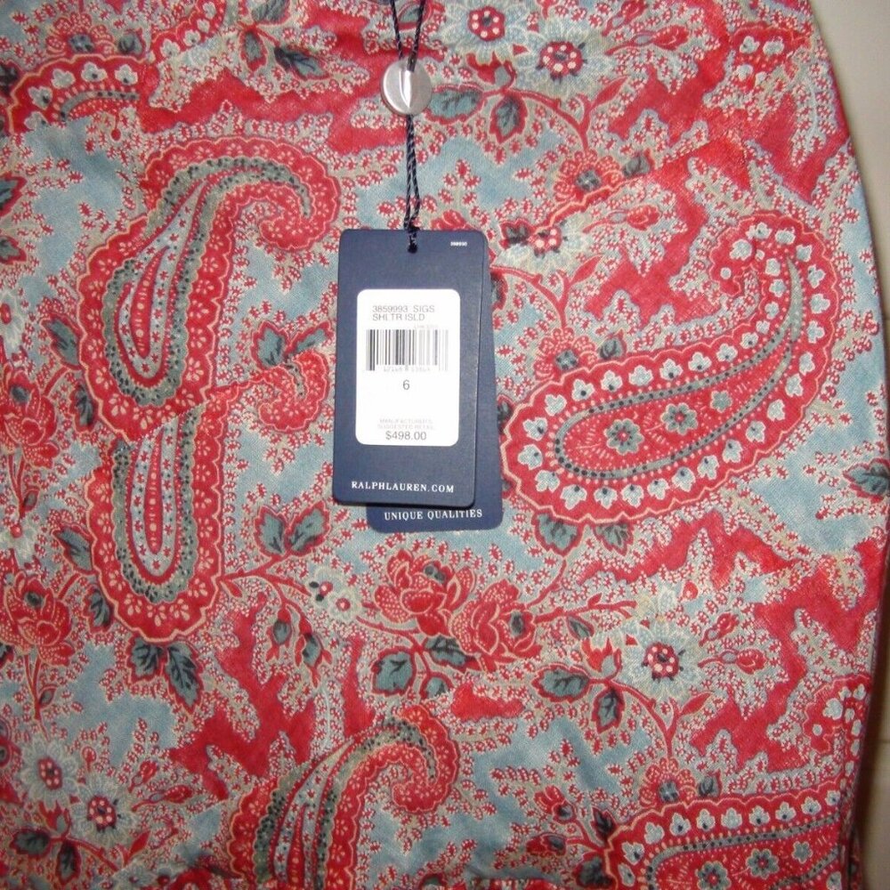 Ralph Lauren Shelter Island Paisley Skirt - Picture 4 of 6